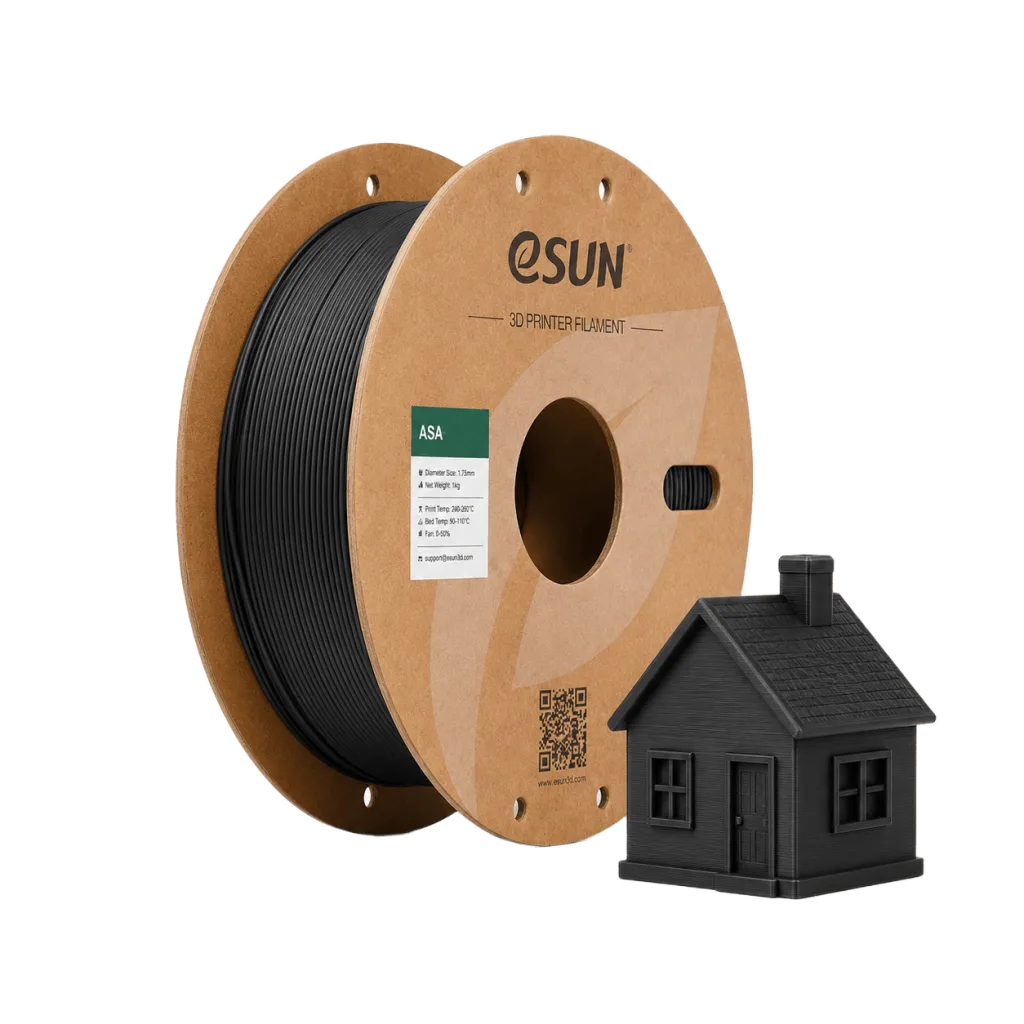 فیلامنت eSUN ASA سفید 1.75mm یک کیلوگرم