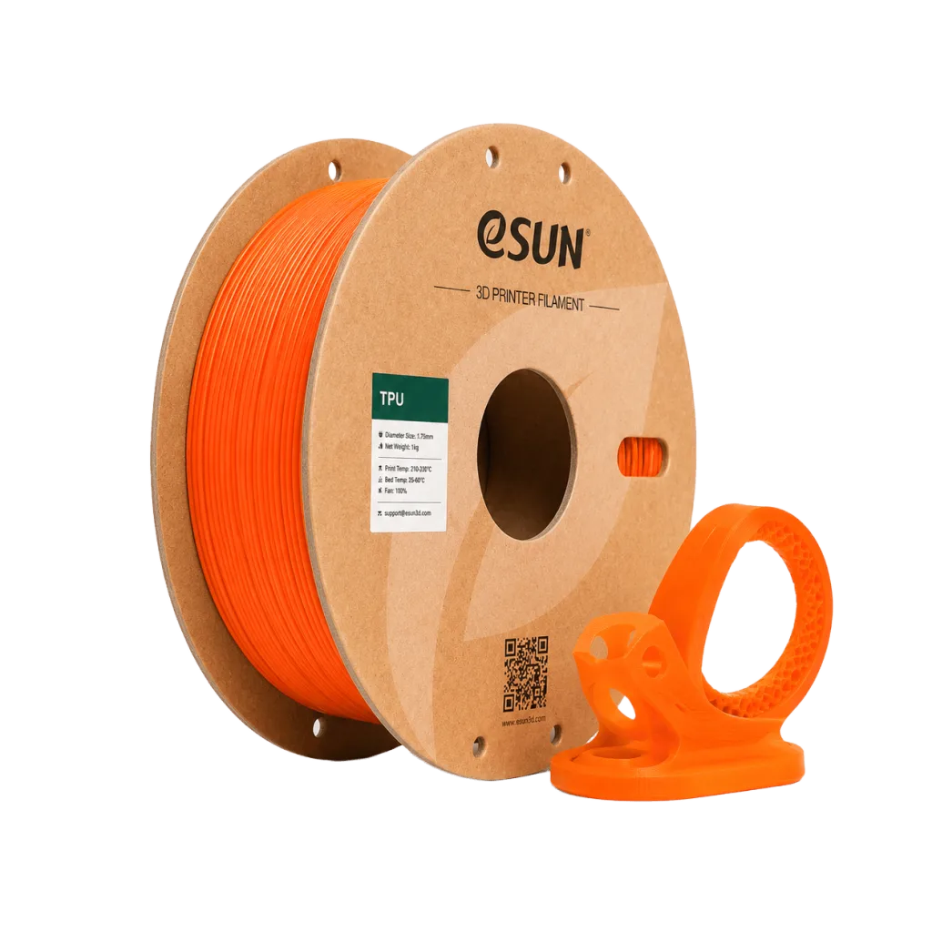 فیلامنت eSUN TPU نارنجی 1.75mm یک کیلوگرم